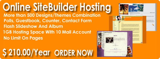 Online Site Builder, Sitbuilder Hosting, cPanel hosting, Ecommerce Hosting, Hosted Ecommerce